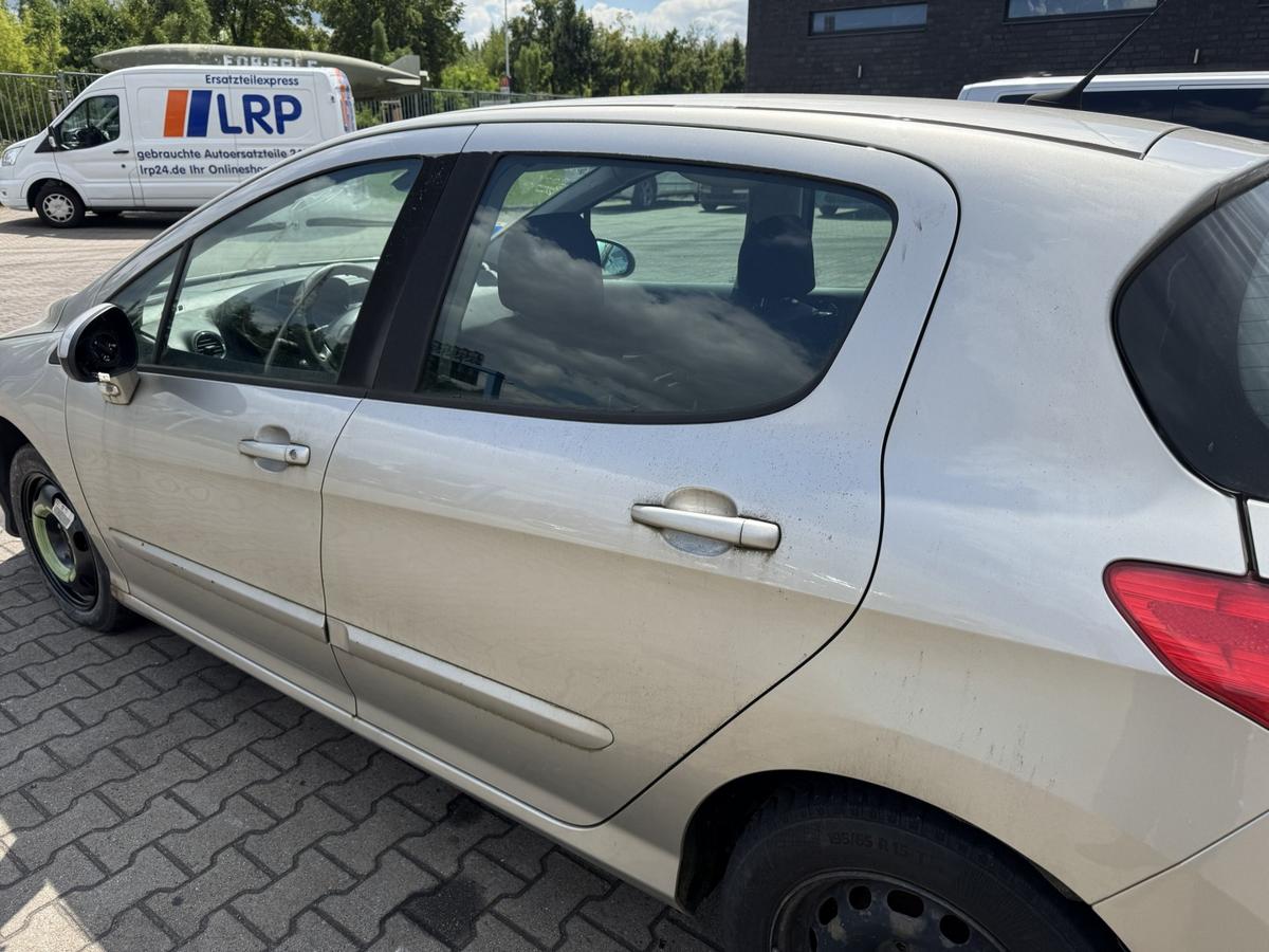 Peugoet 308 I original T&uuml;r hinten links ETS Aschgrau Flie&szlig;heck Rohbau Bj.2008